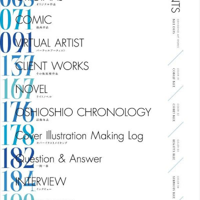 Sách ngoại văn: Oshioshio Art Book: Ao No Hibi (Japanese Edition)