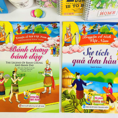 Sách - Combo 23 cuốn Truyện cổ tích Việt Nam - Song ngữ Việt Anh - ndbooks