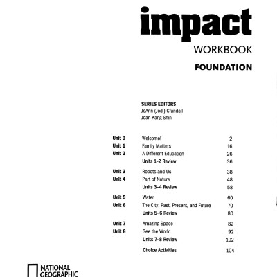 Sách ngoại văn: American Impact Foundation - Student Book With Online Workbook