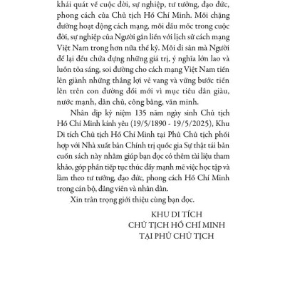 Chủ tịch Hồ Chí Minh - Tiểu sử và sự nghiệp