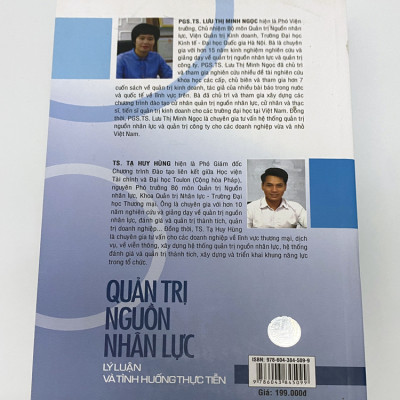 Sách - Quản trị nguồn nhân lực - Lý luận và tình huống thực tiễn