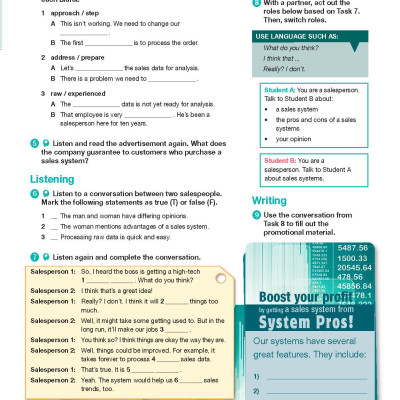 Career Paths Sales And Marketing (Esp) Student