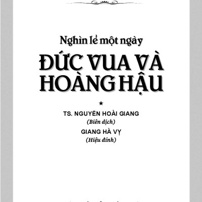 Nghìn lẻ một ngày - Đức vua và hoàng hậu (Tái bản 2025)