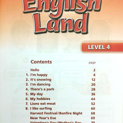 English Land (2nd Edition) Level 4: Student Book + Activity Book With CDs