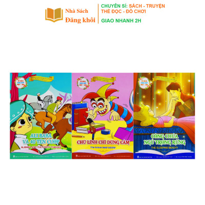 Sách - Truyện cổ tích song ngữ Anh Việt bộ 10-20 cuốn 