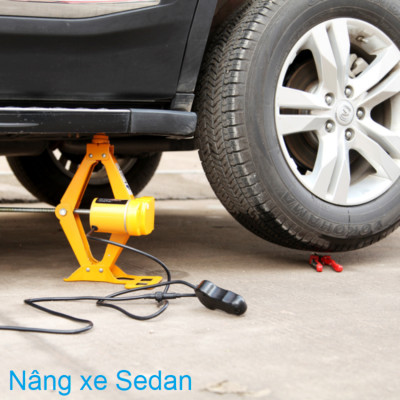 Bộ nâng kích gầm điện ô tô nhãn hiệu ROGTZ TY-EJ02 tải trọng 2 tấn, điện áp 12V,  Chiều cao nâng tối đa: 35cm - HÀNG NHẬP KHẨU