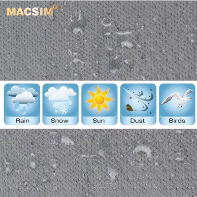 Bạt phủ ô tô chất liệu vải không dệt 3 lớp cao cấp thương hiệu MACSIM cho xe ô tô Suzuki Swift- màu ghi