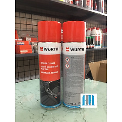 CHẤT VỆ SINH NỘI THẤT HOẠT TÍNH XE HƠI  WURTH 500ML