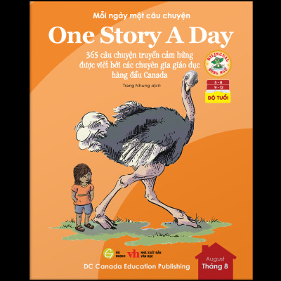 One Story A Day - Sách song ngữ cho bé, 12 cuốn truyện - 365 câu chuyện phát triển trí tuệ và nuôi dưỡng tâm hồn - Tặng kèm file nghe & note từng vựng