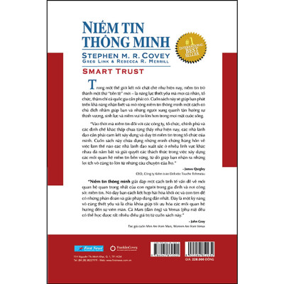 Niềm tin thông minh - Kỹ năng thiết yếu biến người quản lý thành nhà lãnh đạo (bìa cứng)