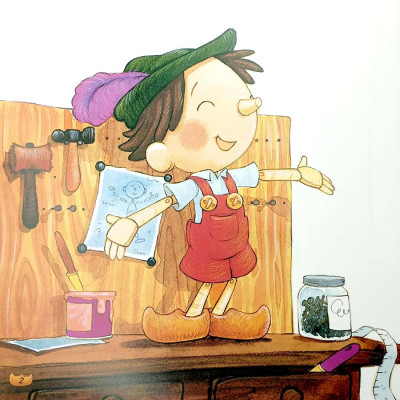 Truyện Cổ Tích Nổi Tiếng Song Ngữ Việt - Anh (Tái Bản 2023): Pinocchio - Chú Bé Người Gỗ Pinocchio