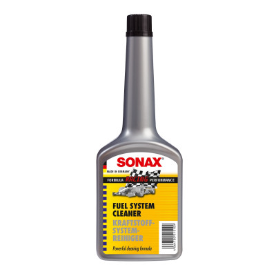 Phụ gia xăng cho ô tô Sonax 515100 250ml - làm sạch hệ thống xăng, tẩy sạch carton, kim phun, đầu xi lanh, tiết kiệm nhiên liệu