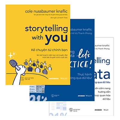 [COMBO] 3 cuốn Data 1 + Data 2 + Data 3: Series "Storytelling With Data"
