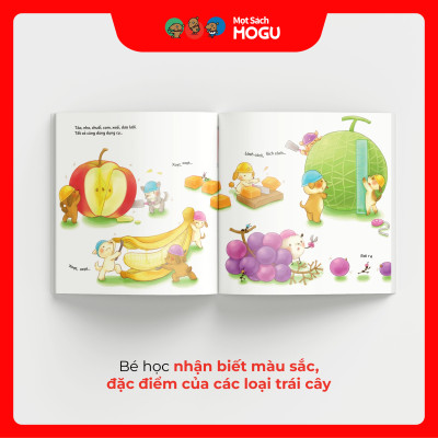 Truyện Ehon bé 1-2-3 tuổi - Bạn Pokopoko làm sinh tố trái cây