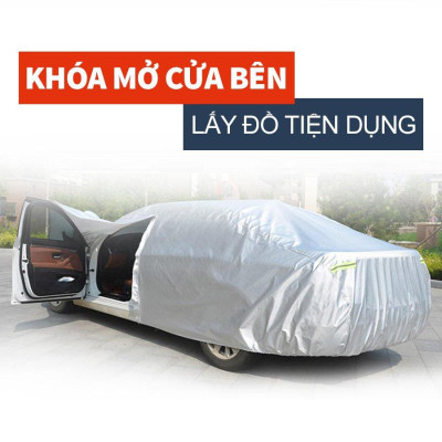 Bạt vải dù phủ trùm kín bảo vệ xe ô tô NISSAN ALMERA chất liệu vải dù oxford cao cấp