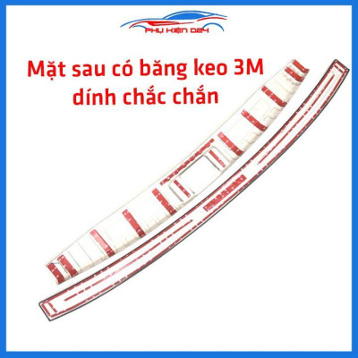 Ốp chống trầy cốp HRV 2018-2019-2020-2021-2022 inox sáng bóng bảo vệ xe chống va đập
