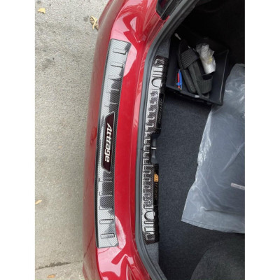 Ốp Bậc Cửa + Bậc Cốp Dành Cho Xe Mitsu Attrage 2018 2019 2020 2021 mẫu CARBON