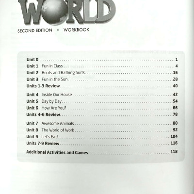 Our World 2 Workbook 2nd Edition (American English)