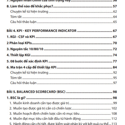 Bộ công cụ tài liệu tặng kèm cuốn Quản trị mục tiêu bằng KPI, BSC và OKR