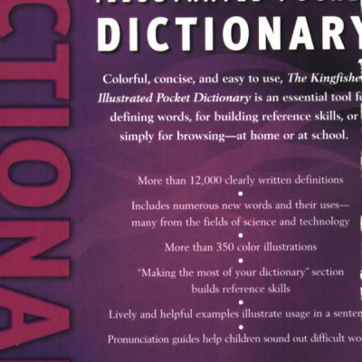 US Kingfisher Illustrated Pocket Dictionary