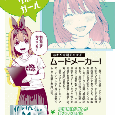 五等分の花嫁 キャラクターブック 四葉 (KCデラックス)