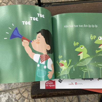 (Bộ 5 cuốn có minh họa màu) EHON BÉ NGOAN: Một Và Đôi - Xếp Hàng Nào! - Tùng Tùng Tùng - Chiếp Chiếp Chiếp - Lên Trên Và Xuống Dưới – Vizibook – NXB Phụ Nữ – (Bìa mềm)