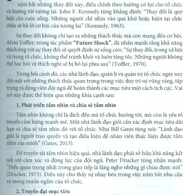 Phát Triển Năng Lực Lãnh Đạo, Quản Lí & Quản Trị Nhà Trường (Sách Chuyên Khảo) 