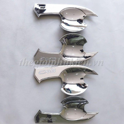 Bộ ốp tay nắm, hõm cửa xe Mazda CX-5, CX5 2016-2017 mạ Crom