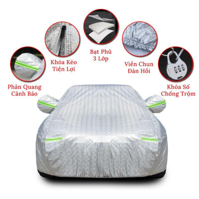Bạt Phủ Xe Ô Tô Hyundai I10, I20, I30, Accent, Creta, Santafe, Tucson, Kona, Getz, Avante, Elantra, Sonata 