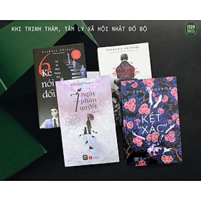 Combo 4 Sách Trinh Thám - KÉT "XÁC" + 6 KẺ NÓI DỐI + 7 NGÀY PHÁN QUYẾT + ÁN MẠNG LỚP HỌC