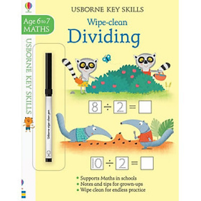 Sách tẩy xóa tiếng Anh - Wipe-Clean Dividing