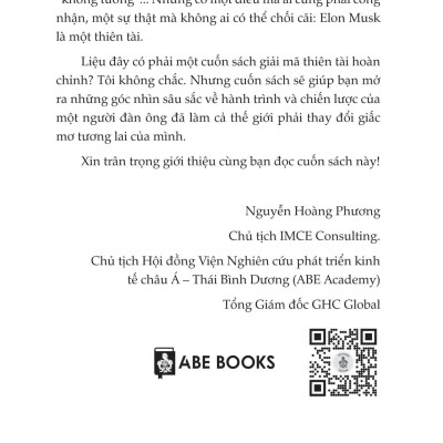 Sách - Những Bộ Óc Tỷ Đô - Elon Musk - Tỷ Phú Của Những Giấc Mơ Điên Rồ