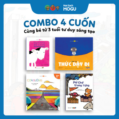 Truyện Ehon bé 3-4-5 tuổi - Bộ 4 cuốn Tư duy sáng tạo