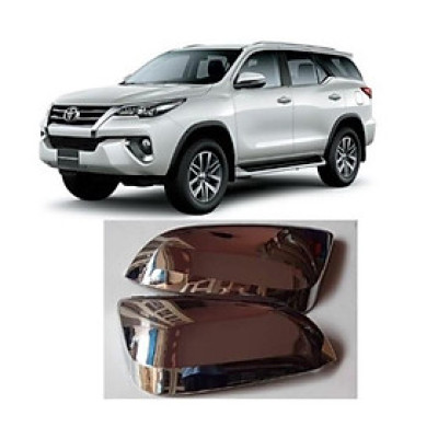 ỐP GƯƠNG CHIẾU HẬU MẠ CROM DÀNH CHO XE TOYOTA FORTUNER 2019 CAO CẤP