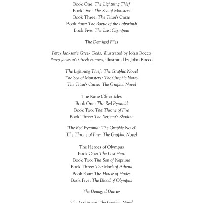 The Trials of Apollo Series #1: The Hidden Oracle