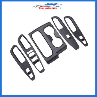 Ốp nội thất Santafe 2019-2020 nhựa ABS vân đá bảo vệ chống trầy xước và làm đẹp xe