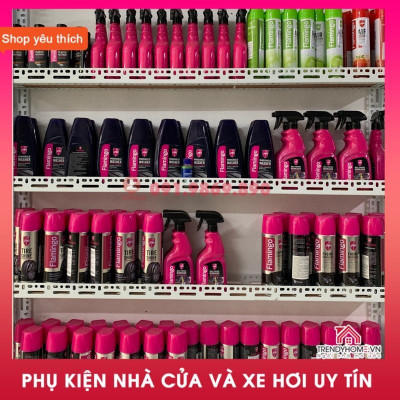Bọt tẩy vệ sinh khử trùng điều hoà xe hơi, nhà cửa Flamingo F020 xịt khử mùi điều hoà dàn lạnh Freeship