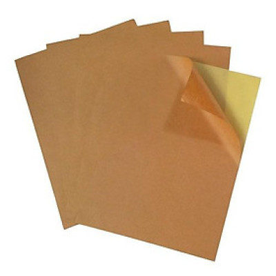 Decal Da Bò A4 Xấp 100 Tờ, Decal Giấy Da Bò