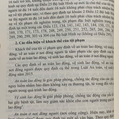 Bình luận Bộ luật Hình sự năm 2015 (Phần thứ hai – Các tội phạm), Chương XXI, Mục 3, 4: Các tội phạm khác xâm pham an toàn, trật tự công cộng