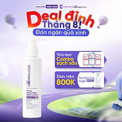 Sữa dưỡng thể làm trắng, săn chắc và dưỡng ẩm da mịn màng PHA-A Body Lotion The Gentinol 0221 150g