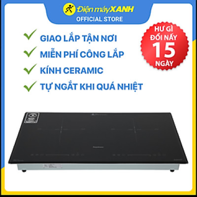 Bếp điện từ đôi lắp âm Nagakawa NK2C05MB - Hàng chính hãng