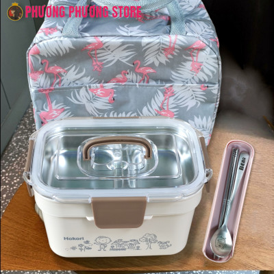 cặp lồng 2.0L xịn / ca men 2 tầng 4 khay cao cấp ( tặng túi giữ nhiệt và hộp đũa muõng inox cao cấp ) xem kỹ mô tả