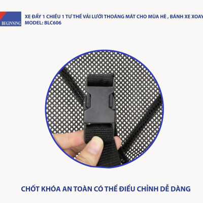 Xe đẩy lưới siêu nhẹ - thoáng khí