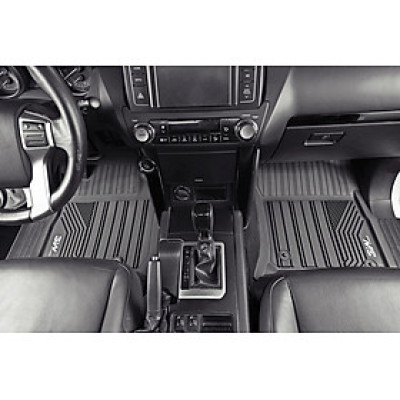 Thảm lót sàn xe ô tô TOYOTA NEW CAMRY 2018- 2022+ Nhãn hiệu Macsim 3W chất liệu nhựa TPE đúc khuôn cao cấp màu đen màu be