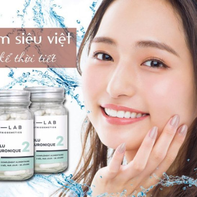 Viên uống D-LAB • Dưỡng ẩm Cấp nước cho da ️ • Ngăn lão hóa ️• Mờ nếp nhăn • Absolu Hyaluronique • Pure Hyaluronic • Pháp