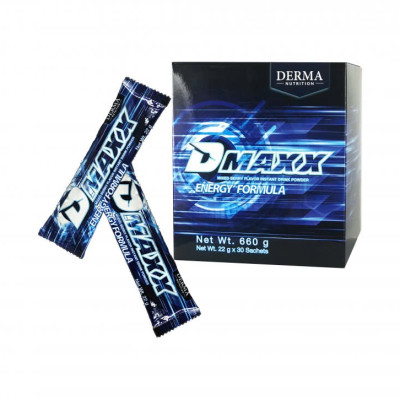 DMAXX thức uống bổ sung vitamin năng lượng có đường DAMODE 6 gói dùng thử màu xanh