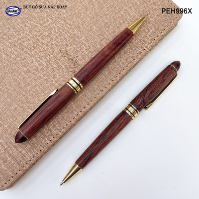 Bút Ký Gỗ Sưa Đỏ - Đẳng Cấp Của Người Thành Đạt/ May Mắn/ Bình An - PEH996X