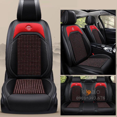 Áo trùm lót bọc ghế xe ô tô Honda City da PU hạt gỗ tự nhiên CAO CẤP