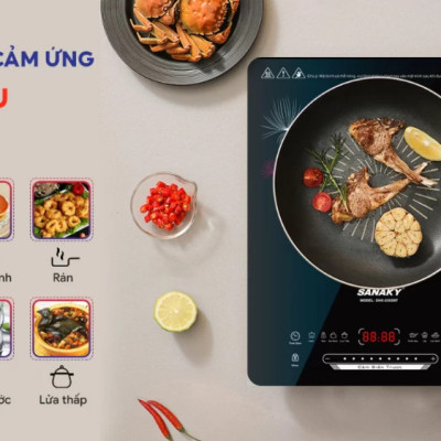 Bếp từ đơn Sanaky SNK-2302BT- HÀNG CHÍNH HÃNG