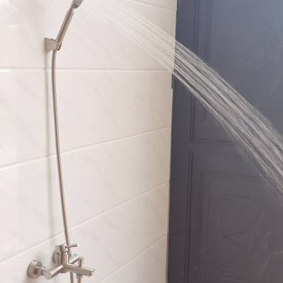 Bộ vòi sen nóng lạnh Inox SUS 304 Eurolife EL-1201 (Trắng vàng)